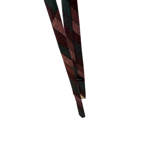 PACO RABANNE VINTAGE PINK STRIPE NECKTIE FOR MEN 1990s tie luxury french deisgn - Picture 5 of 5